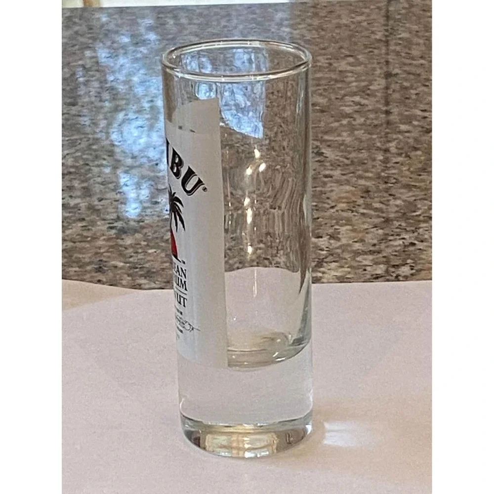 Double Shot Malibu Caribbean White Rum with Coconut‎ Shot Glass